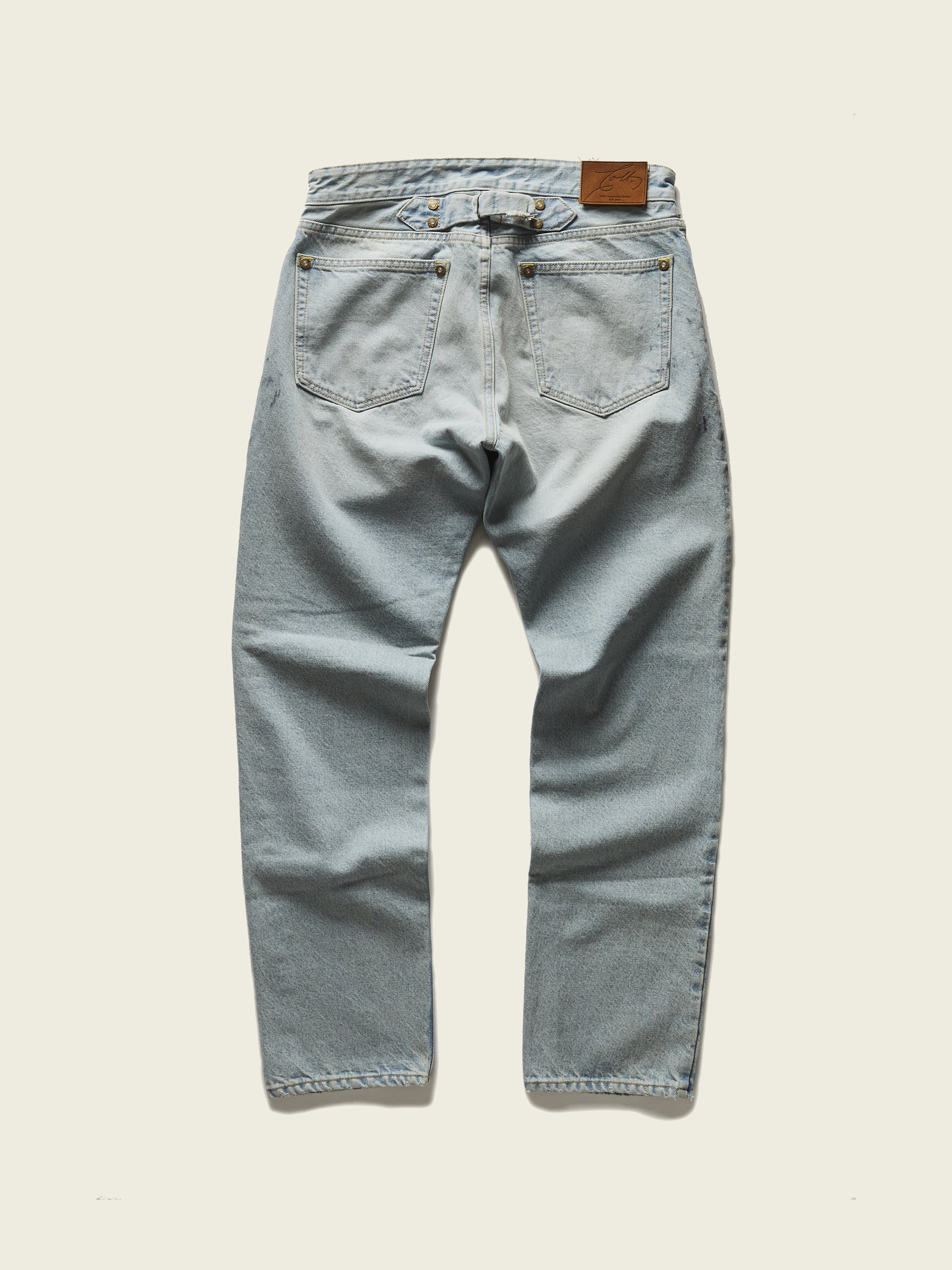 Buckle Back Jeans in Selvedge Denim